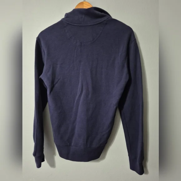 U.S. Polo Assn. Navy Quarter-Zip Sweater - Picture 3 of 8